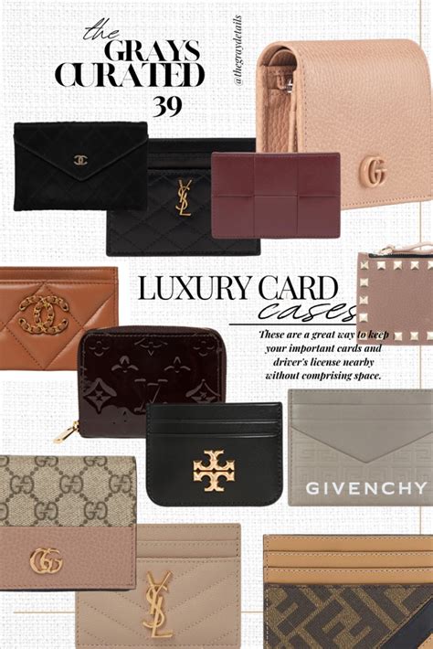 luxury card holders.